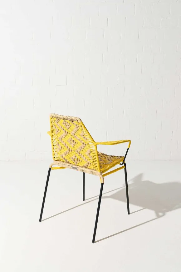 Tucurinca | Dorothee Schumacher La Perla Outdoor Chair Amarillo Beige Mix