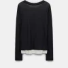 Shirts & Tops | Dorothee Schumacher Layer Love Shirt Black And White