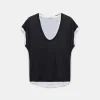 Shirts & Tops | Dorothee Schumacher Layer Love Shirt Black And White