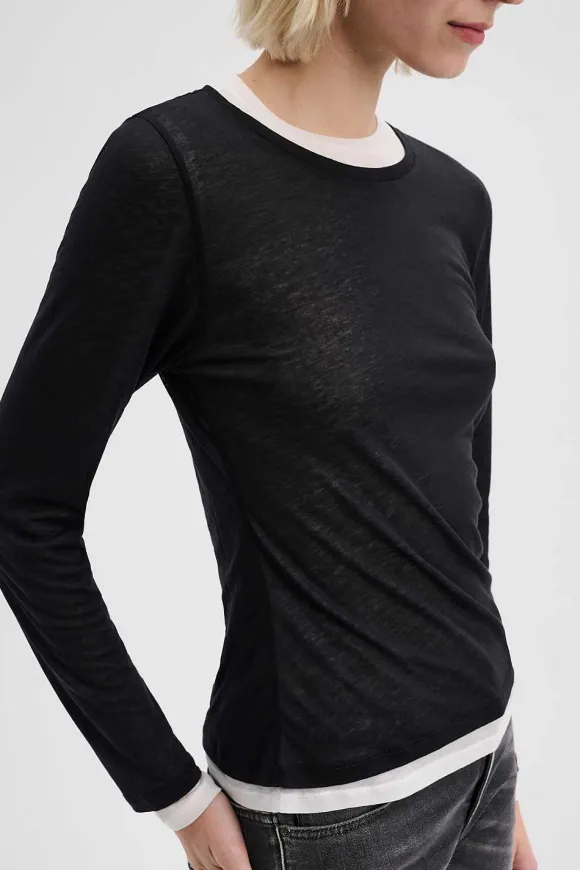 Shirts & Tops | Dorothee Schumacher Layer Love Shirt Pure Black