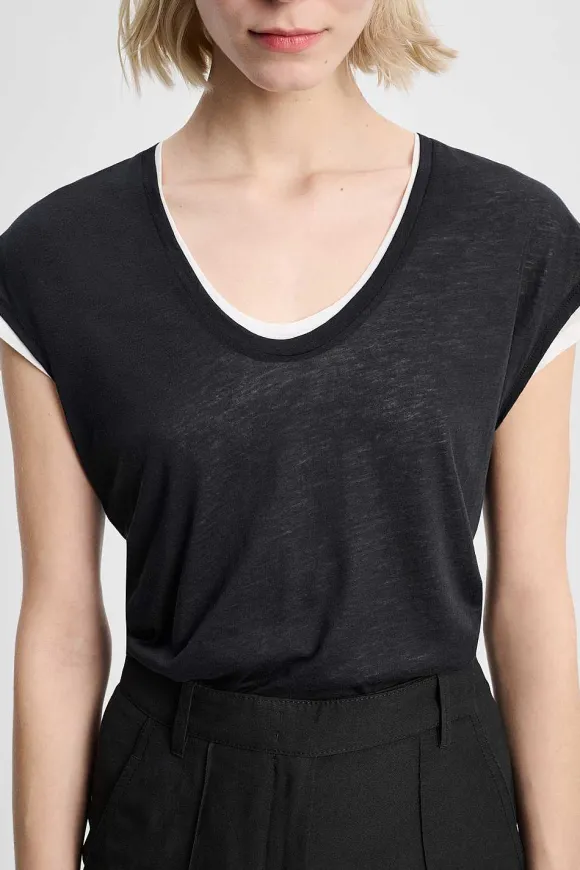 Shirts & Tops | Dorothee Schumacher Layer Love Shirt Black And White