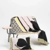 Small Accessories | Dorothee Schumacher Lucky Clover Blanket Beige/Black/Yellow