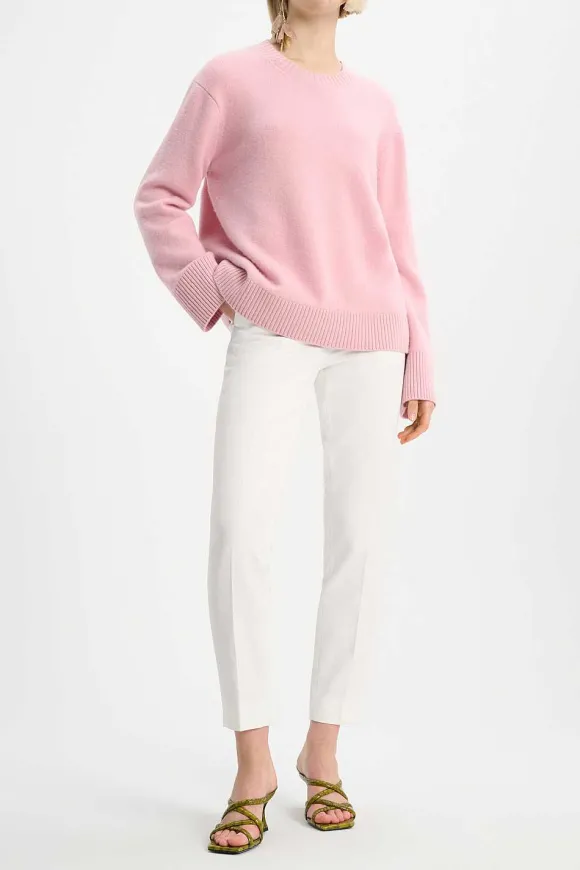 Strick | Dorothee Schumacher Luxury Comfort Pullover Dark Rose