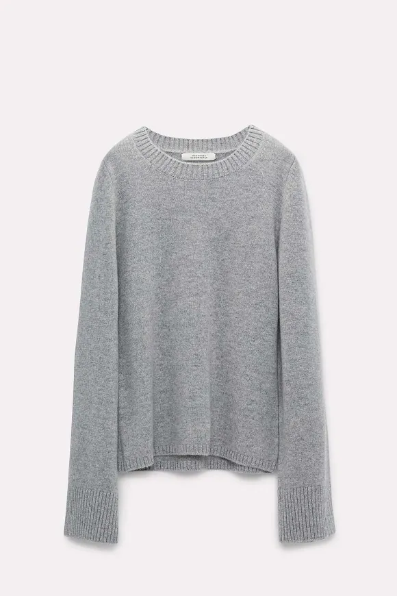 Strick | Dorothee Schumacher Luxury Comfort Pullover Cool Grey Melange