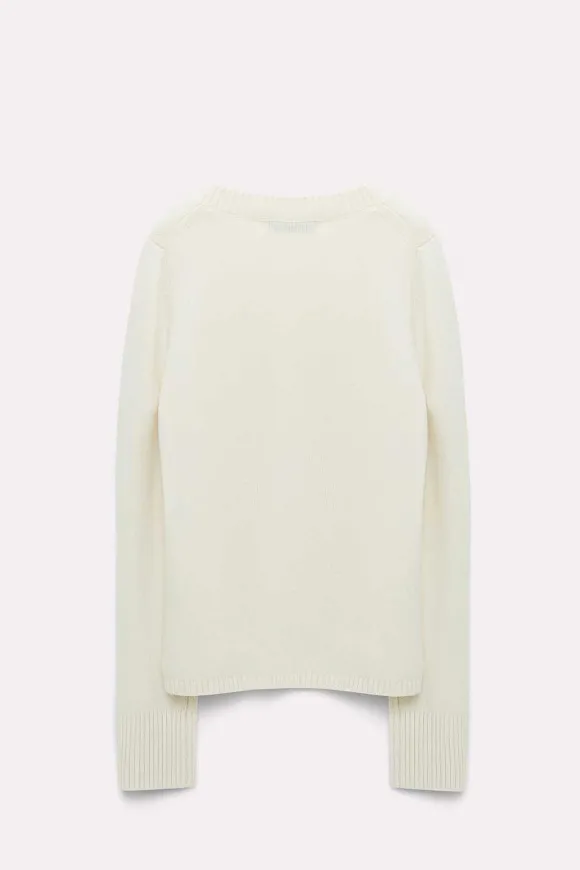 Strick | Dorothee Schumacher Luxury Comfort Pullover Cozy White