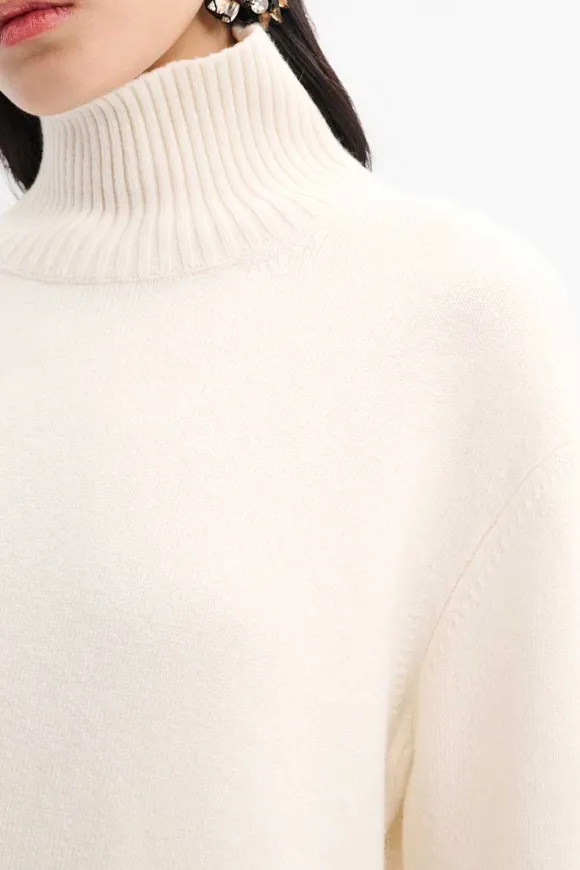 Strick | Dorothee Schumacher Luxury Comfort Pullover Cozy White