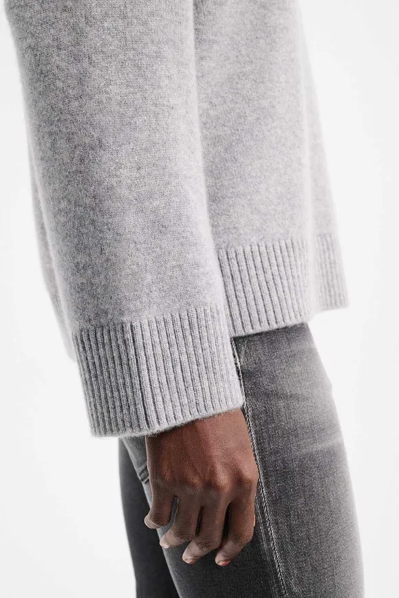 Strick | Dorothee Schumacher Luxury Comfort Pullover Cool Grey Melange