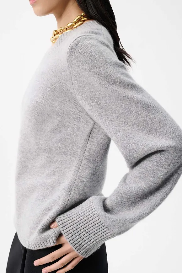 Strick | Dorothee Schumacher Luxury Comfort Pullover Cool Grey Melange