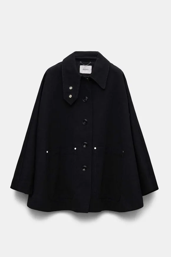 Jacken & Mäntel | Dorothee Schumacher Luxury Layer Coat Pure Black