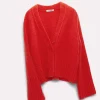 Strick | Dorothee Schumacher Luxury Softness Cardigan Strong Red