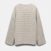 Strick | Dorothee Schumacher Luxury Structures Cardigan Cozy Light Cream