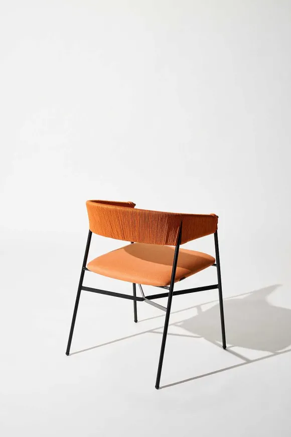 Tucurinca | Dorothee Schumacher Maye Indoor Chair Mix Rojo Vino/Orange