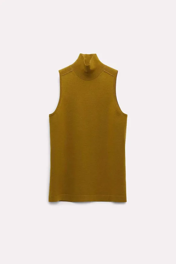 Shirts & Tops | Dorothee Schumacher Merino Elegance Top Light Olive Green