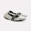 Schuhe | Dorothee Schumacher Metallic Chic Studded Ballerina Silver