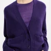 Strick | Dorothee Schumacher Modern Statements Cardigan Dark Purple