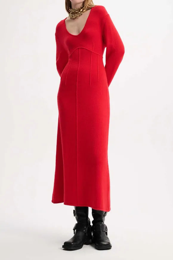 Strick | Dorothee Schumacher Modern Statements Dress Medium Red