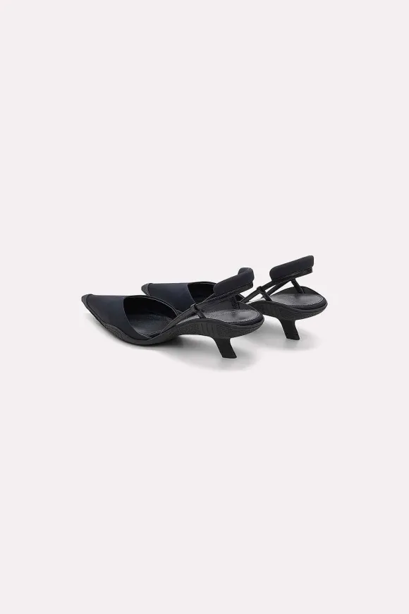 Schuhe | Dorothee Schumacher Padded Power Sporty Kitten Heel Pure Black