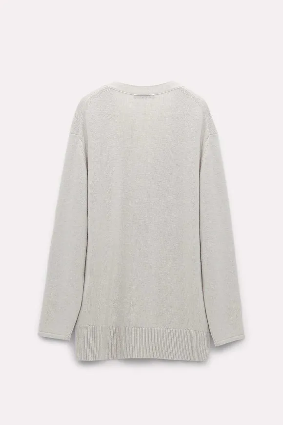 Strick | Dorothee Schumacher Patched Coziness Cardigan Soft Beige