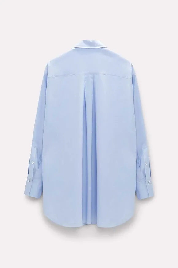 Blusen | Dorothee Schumacher Poplin Power Blouse Soft Blue