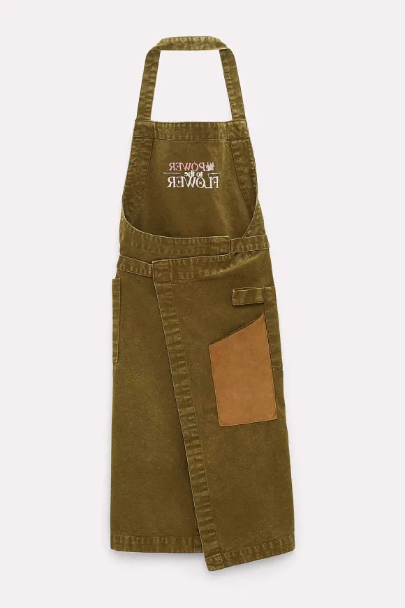 Small Accessories | Dorothee Schumacher Power To The Flower Apron Khaki