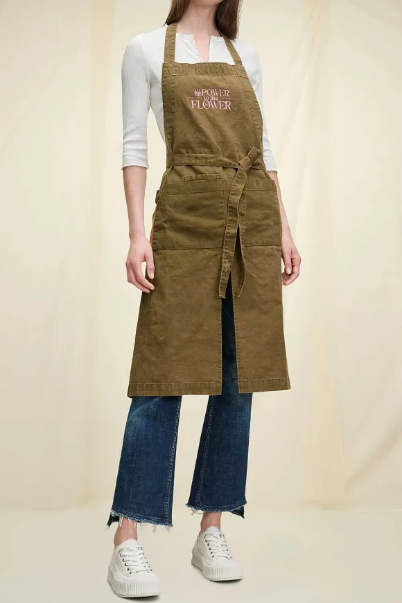 Small Accessories | Dorothee Schumacher Power To The Flower Apron Khaki