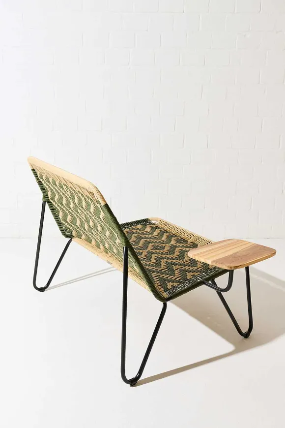 Tucurinca | Dorothee Schumacher Prii Love Seat Bench Verde Militar