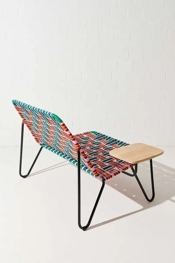 Tucurinca | Dorothee Schumacher Prii Love Seat Bench Rojo Azul Mix