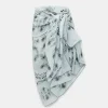 Small Accessories | Dorothee Schumacher Printed Summer Pareo Sage Green Pinapples