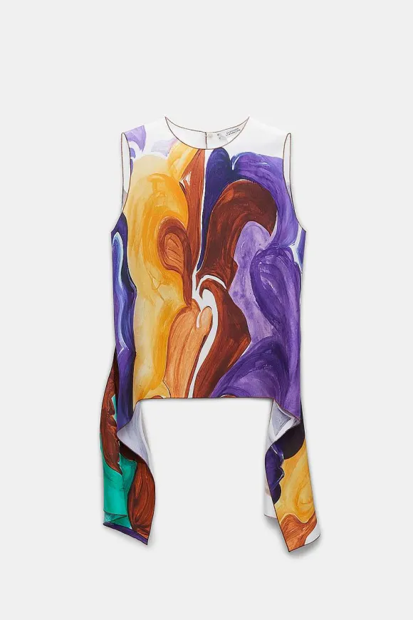 Shirts & Tops | Dorothee Schumacher Rainbow Dreams Blouse Rainbow Flames