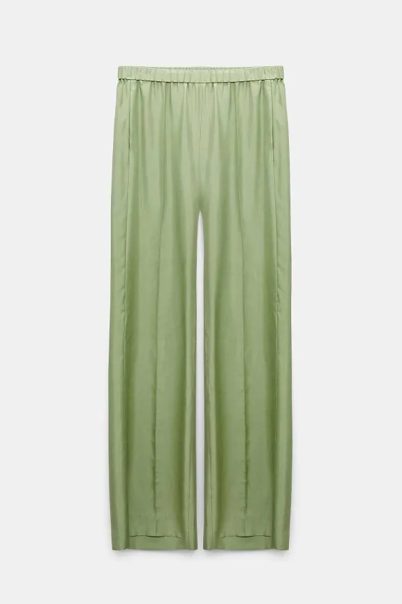 Hosen | Dorothee Schumacher Sensual Coolness Pants Happy Green