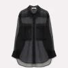 Blusen | Dorothee Schumacher Sheer Opulence Blouse Pure Black