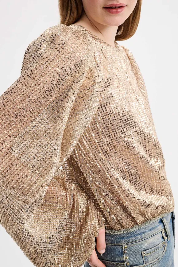 Blusen | Dorothee Schumacher Shimmering Dreams Blouse Shimmering Gold