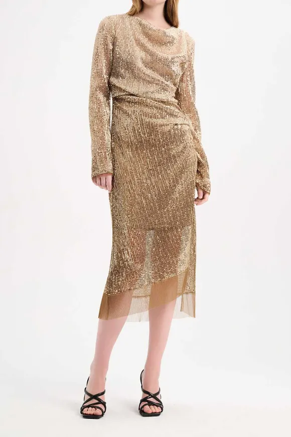 Kleider | Dorothee Schumacher Shimmering Dreams Dress Shimmering Gold