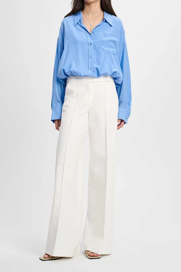 Blusen | Dorothee Schumacher Silky Ease Blouse Cornflower Blue