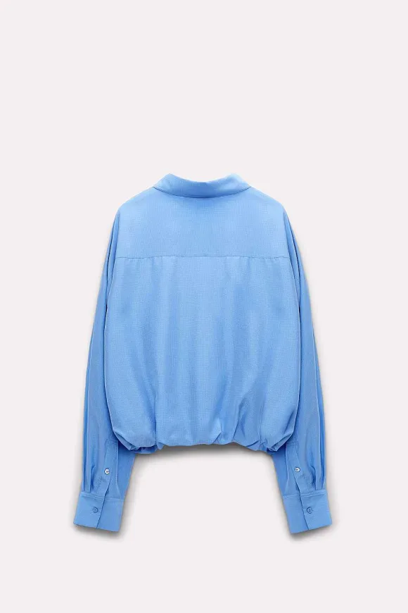 Blusen | Dorothee Schumacher Silky Ease Blouse Cornflower Blue