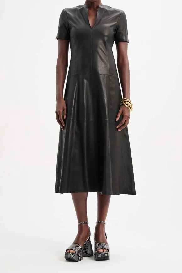 Kleider | Dorothee Schumacher Sleek Statement Dress Pure Black