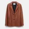 Blazer | Dorothee Schumacher Sleek Statement Jacket Brown Sugar