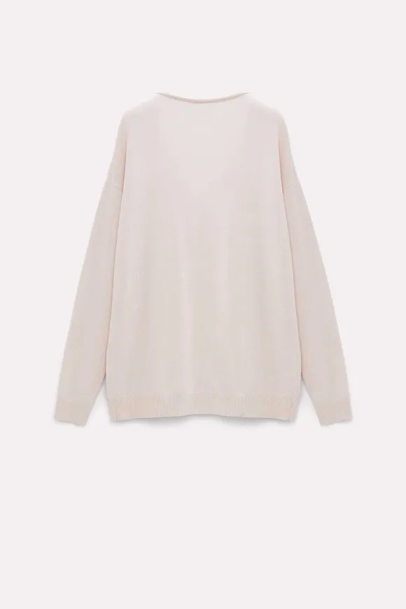 Strick | Dorothee Schumacher Soft Edge V-Neck 1/1 Natural White