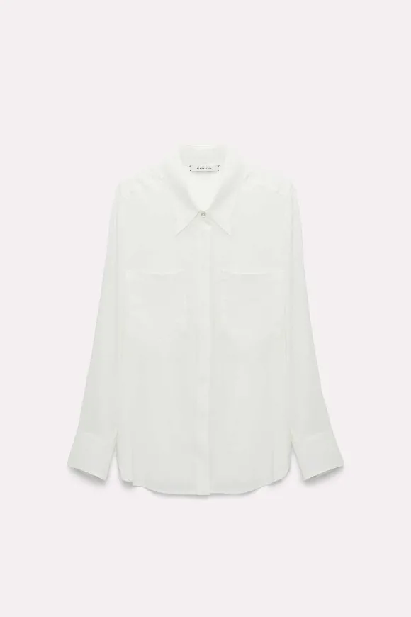 Blusen | Dorothee Schumacher Sophisticated Volumes Blouse Camellia White