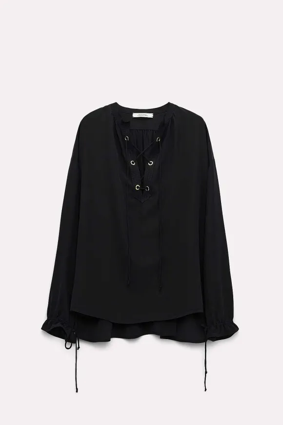 Blusen | Dorothee Schumacher Sophisticated Volumes Blouse Pure Black