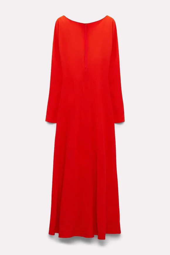 Kleider | Dorothee Schumacher Sophisticated Volumes Dress Shiny Red