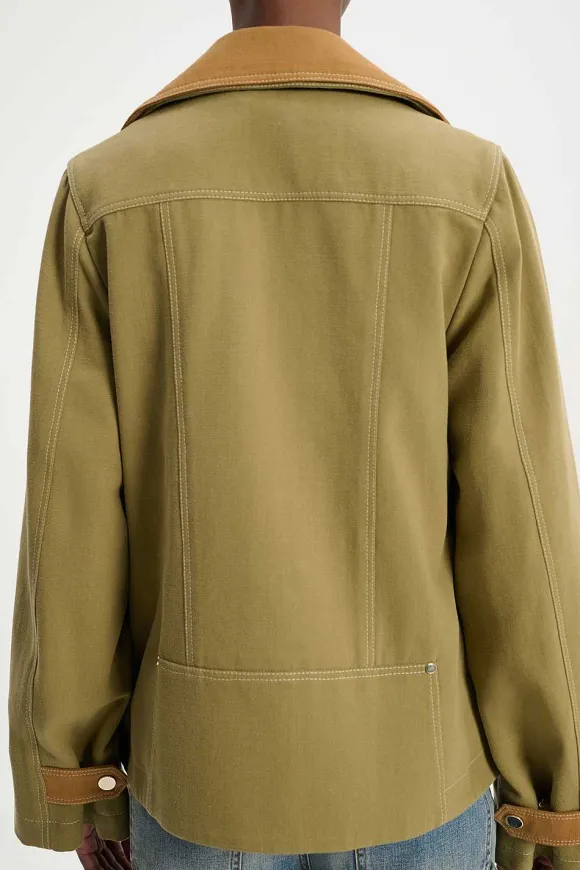 Jacken & Mäntel | Dorothee Schumacher Sporty Sophistication Jacket Soft Olive Green