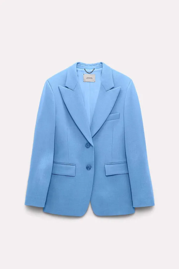 Blazer | Dorothee Schumacher Striking Coolness Jacket Cornflower Blue