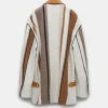 Jacken & Mäntel | Dorothee Schumacher Striped Comfort Jacket Cream Stripes