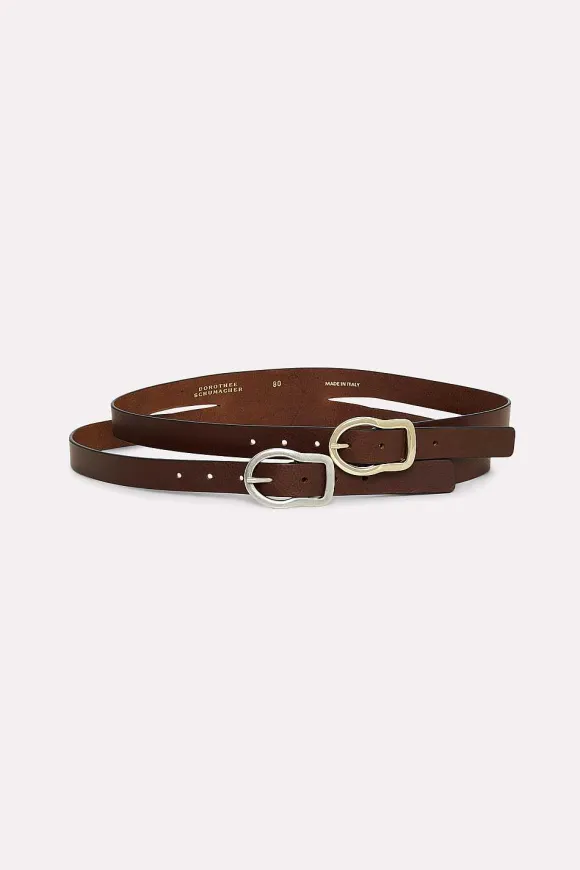 Gürtel | Dorothee Schumacher Strong Femininity Double Belt True Brown