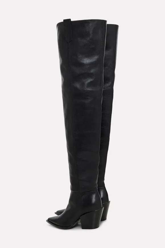 Schuhe | Dorothee Schumacher Strong Femininity Overknee Boot Pure Black