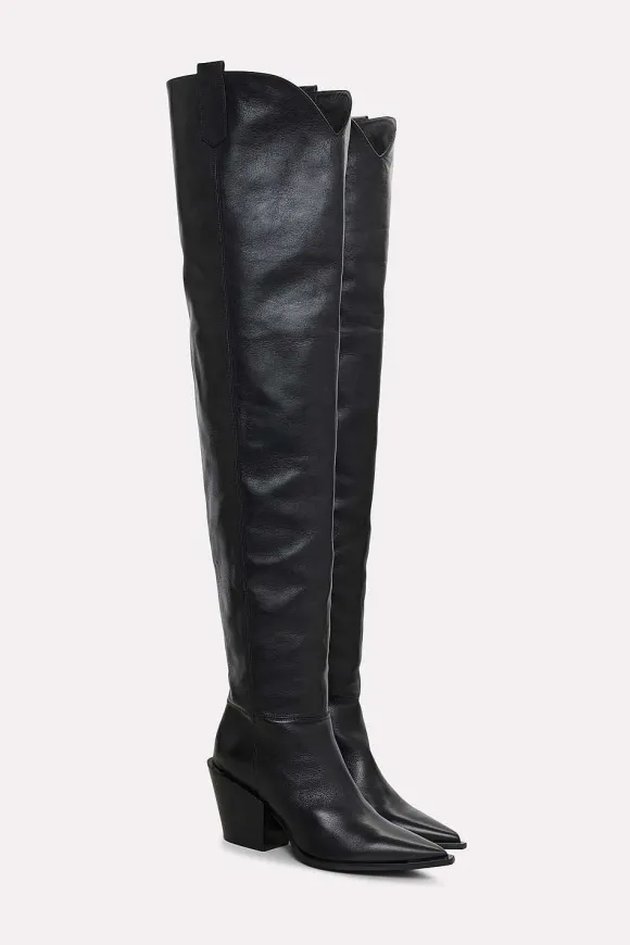 Schuhe | Dorothee Schumacher Strong Femininity Overknee Boot Pure Black