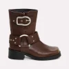 Schuhe | Dorothee Schumacher Strong Femininity Short Biker Boot True Brown