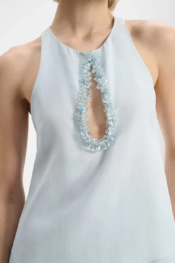 Shirts & Tops | Dorothee Schumacher Summer Cruise Blouse Top Soft Blue