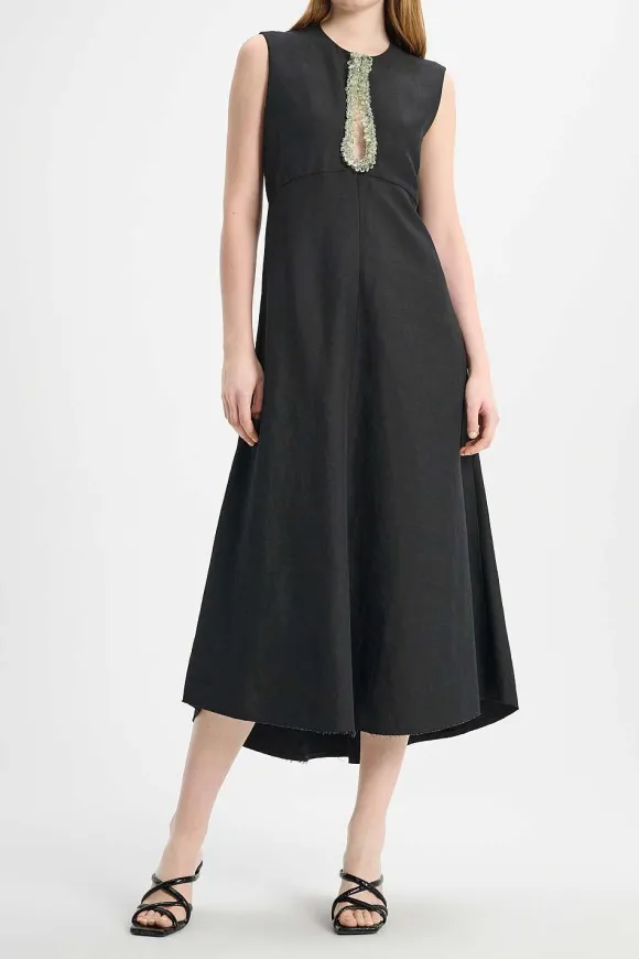 Kleider | Dorothee Schumacher Summer Cruise Dress Pure Black